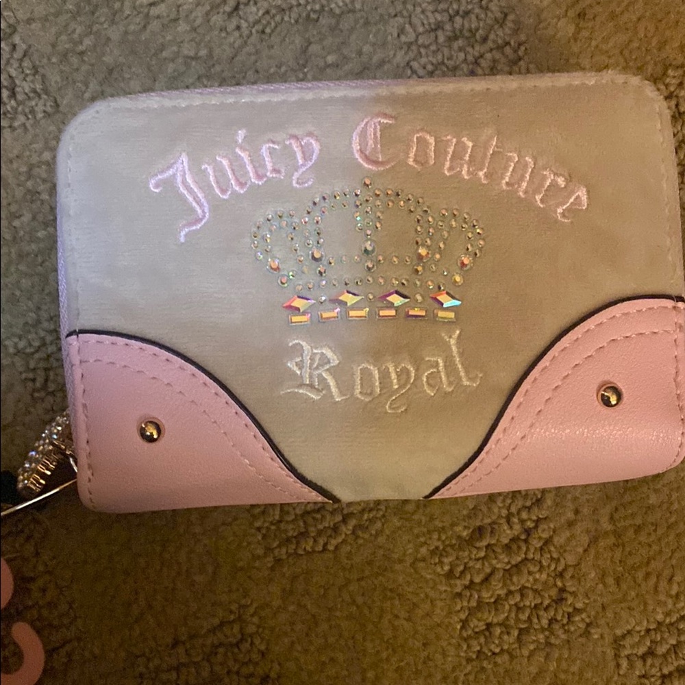 Juicy Couture Pink and Beige Wallet